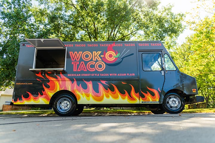 Wok-O Taco wedding taco bar in St. Louis